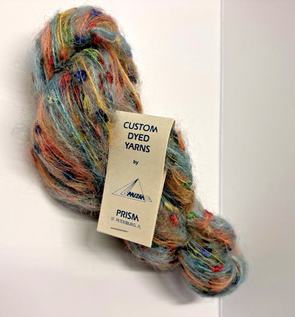 Mohair Yarn Prism Custom Dyed Confetti Terra Cotta Lot 811 St Petersburg FL 2oz